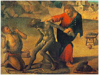 prometheus creating man