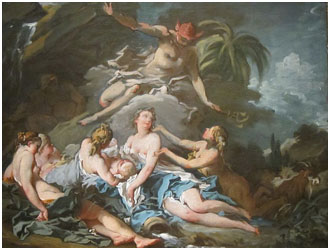 bacchus and nymphs of Nysa