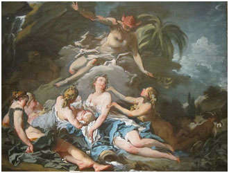bacchus and nymphs of Nysa
